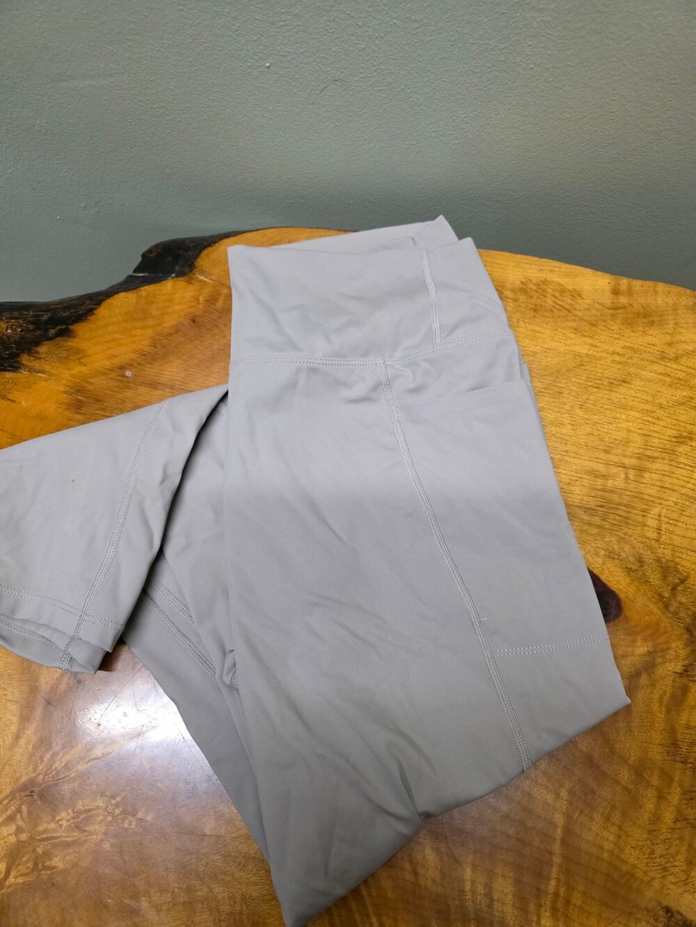 Danskin Taupe High-Waisted Athletic Leggings Women's Size XL